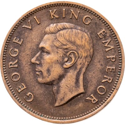 купить Новая Зеландия 1/2 пенни (penny) 1947