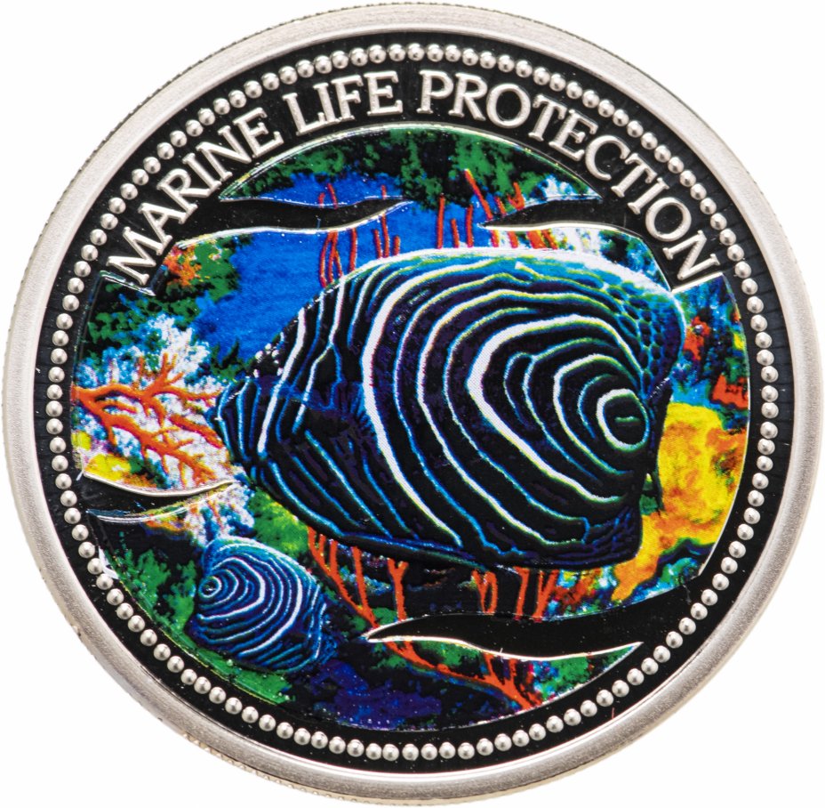 купить Палау 1 доллар 2005 "Защита морской жизни-Императорский ангел"