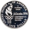 Купить США 1 доллар (dollar) 1996 "XXVI летние Олимпийские Игры, Атланта 1996 - Академическая гребля"