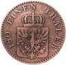 Купить Германия, Пруссия 2 пфеннига 1854