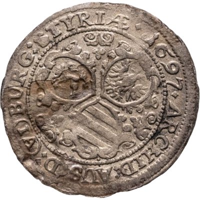 купить Австрия 3 крейцера 1697