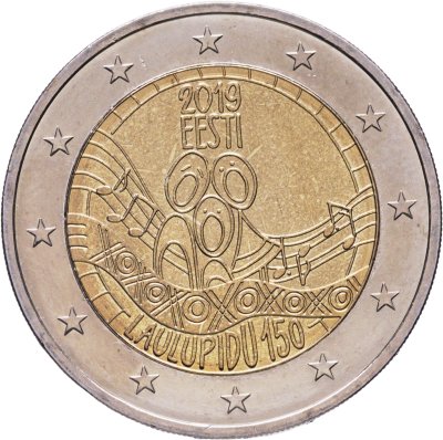 купить Эстония 2 евро 2019 "150-летие Фестиваля Песни"