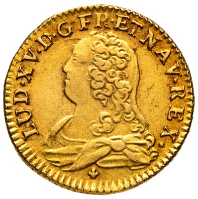 купить Франция 1 дьёр 1730, знак монетного двора "K" - Бордо