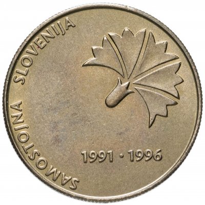купить Словения 5 толаров (tolarjev) 1996 "5 лет независимости Словении"