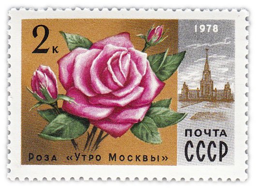 купить 2 копейки 1978 "Роза "Утро Москвы"