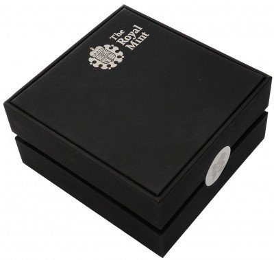 Купить Великобритания 5 фунтов 2009 "XXX Олимпиада, пловцы и секундомер" в футляре