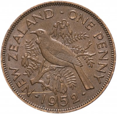 купить Новая Зеландия 1 пенни (penny) 1952