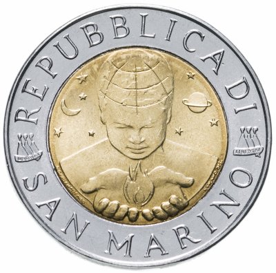 купить Сан-Марино 500 лир 1999 "Исследование космоса"