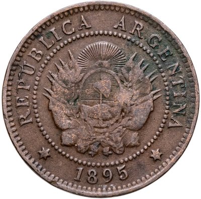 купить Аргентина 1 сентаво (centavo) 1895