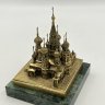 Купить Сувенир настольный (миниатюрный) "Покровский собор" (храм Василия Блаженного), бронза, камень, литье, СССР, 1980-1990 гг.
