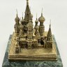 Купить Сувенир настольный (миниатюрный) "Покровский собор" (храм Василия Блаженного), бронза, камень, литье, СССР, 1980-1990 гг.