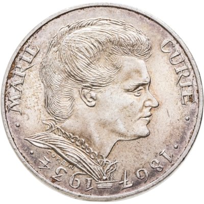 купить Франция 100 франков (francs) 1984 "50 лет со дня смерти Марии Кюри"