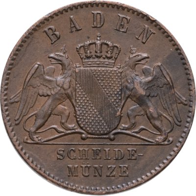 купить Баден 1 крейцер (kreuzer) 1871