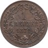 Купить Баден 1 крейцер (kreuzer) 1871