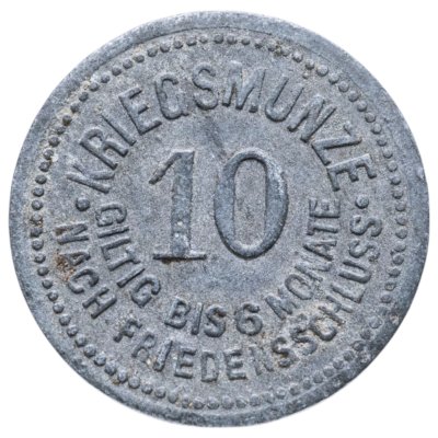 купить Германия (нотгельды) 10 пфеннигов 1917 "Город Деггендорф"