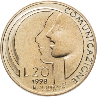 купить Сан-Марино 20 лир (lire) 1998