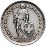 Купить Швейцария 1/2 франка (franc) 1943-1966 из серебра 835 пробы