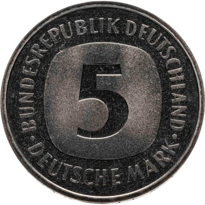 купить Германия 5 марок 1999 A