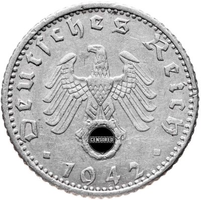 купить Германия 50 рейхспфеннигов 1942, "А"