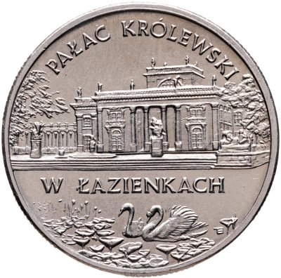 купить Польша 2 Злотых 1995 "Замки и дворцы Польши - Лазенковский дворец"