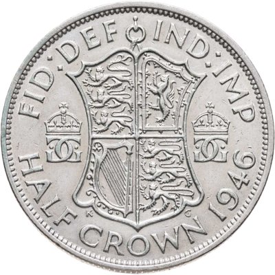 купить Великобритания 1/2 кроны (crown) 1946