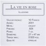 Купить Конго 10 франков 2001 «Иллюзия Жизнь в розе» в футляре с сертификатом
