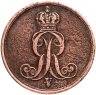 Купить Германия, Ганновер 1 пфенниг 1855
