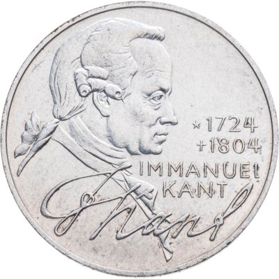 Купить Германия 5 марок (deutsche mark) 1974  250 лет со дня рождения Иммануила Канта