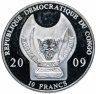 Купить Конго 10 франков 2009 "Воины мира - Викинг"