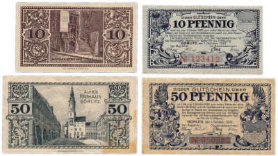 купить Германия (Саксония: Гёрлиц) набор из 2-х нотгельдов 1918