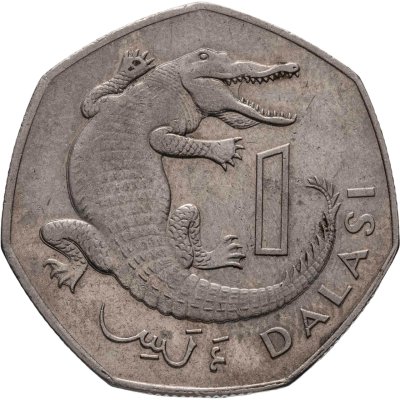 купить Гамбия 1 даласи (dalasi) 1987