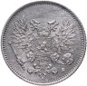 Купить 25 пенни (pennia) 1917 S  гербовый орёл без корон, монета для Финляндии