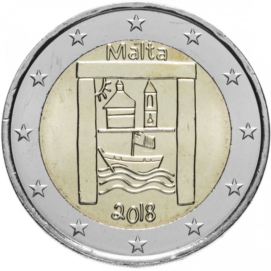купить Мальта 2 евро 2018 "Культурное наследие"
