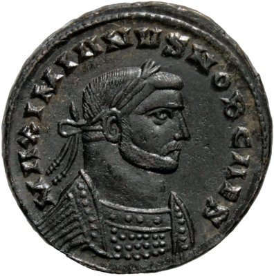 купить Римская Империя. Галерий [293-311] Фоллис. биллон. 300 Лондон