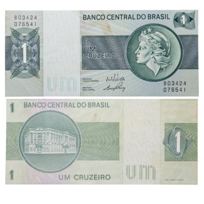 купить Бразилия 1 крузейро 1972 год Pick 191Aa