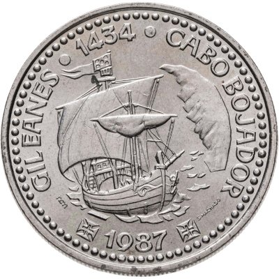 купить Португалия 100 эскудо (escudos) 1987 "Золотой век открытий - Жил Эанеш"