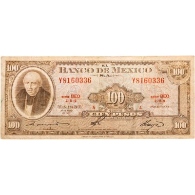 купить Мексика 100 песо 1967