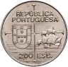 Купить Португалия 200 эскудо (escudos) 1992 "450 лет с момента открытия Калифорнии"