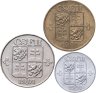 Купить Чехословакия набор монет 1991-1992 (3 штуки)