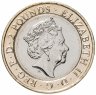 Купить Великобритания 2 фунта (pounds) 2015 Королевский флот в Первой мировой войне
