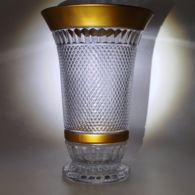 купить Ваза для цветов "Фелиция", Vayberg, стекло, золочение, Китай, 2010-2020 гг.