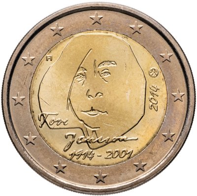 купить Финляндия 2 евро 2014 "100 лет со дня рождения Туве Янссон"