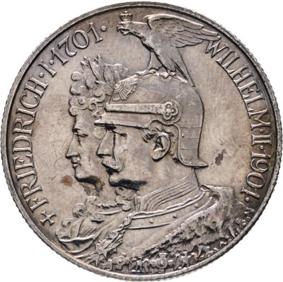 купить Германия (Империя) 2 марки (mark) 1901 "200 лет Пруссии"