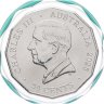 Купить Австралия 50 центов 2025 «Фестиваль цветов Рождество» в зеленой упаковке