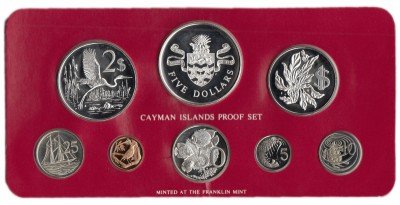 Купить Каймановы острова набор монет 1979 Proof (8 монет)