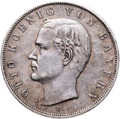 купить Германская империя (Бавария) 3 марки (mark) 1909 D