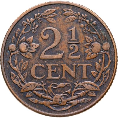 купить Нидерланды 2 1/2 цента (cent) 1929