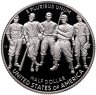 Купить США 50 центов (1/2 доллара, half dollar) S 2022 "Негритянские бейсбольные лиги", знак монетного двора: "S" - Сан-Франциско