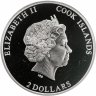 Купить Острова Кука 2 доллара 2016 "Мир охоты - Лось" с сертификатом