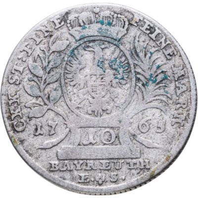 купить 10 крейцеров 1765 курфюршество Бавария